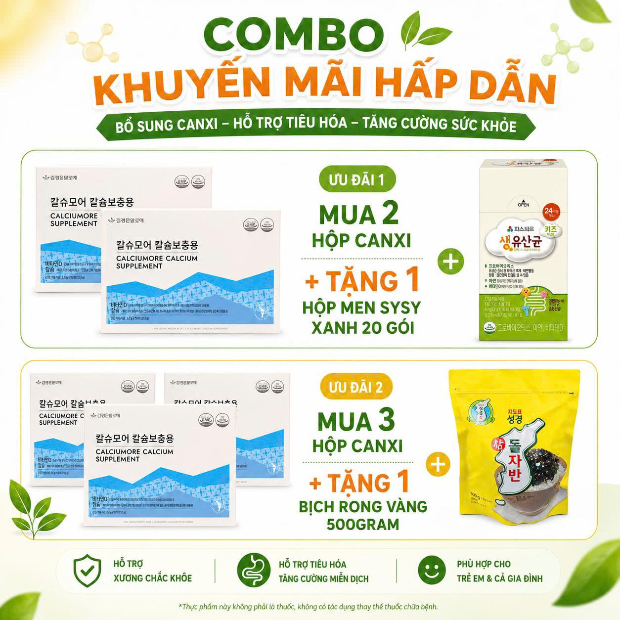 Combo khuyến mãi hấp dẫn