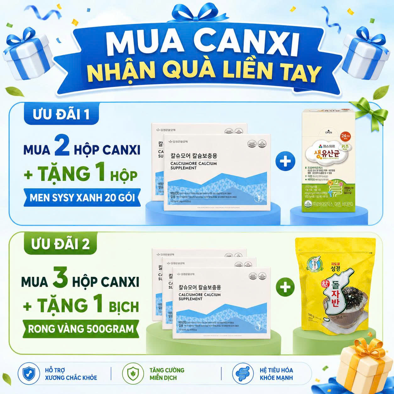 Mua Canxi nhận quà liền tay